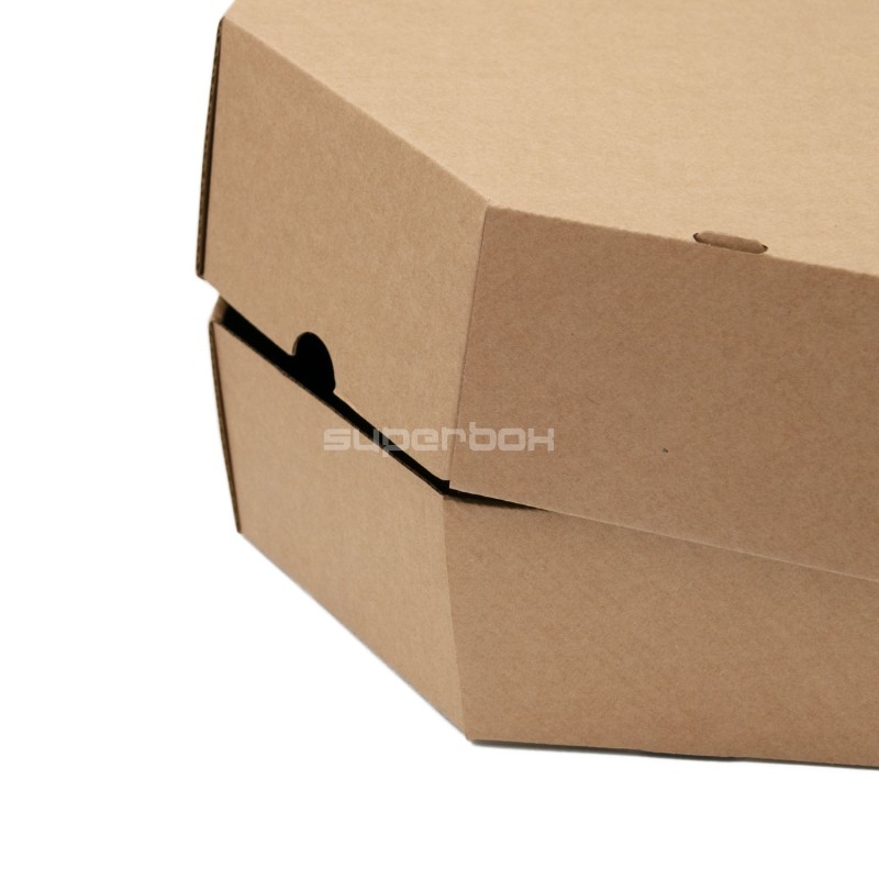Braune Geschenkbox für Kuchen