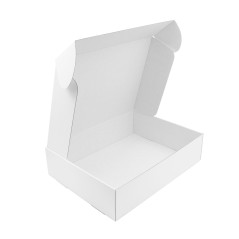 Weiße sehr große Schnellverschluss-Geschenkbox für Bettwaren