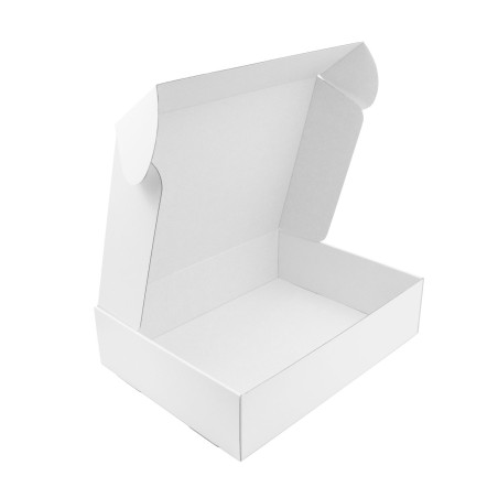 Weiße sehr große Schnellverschluss-Geschenkbox für Bettwaren