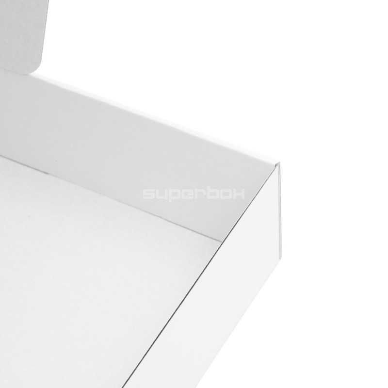 Weiße sehr große Schnellverschluss-Geschenkbox für Bettwaren