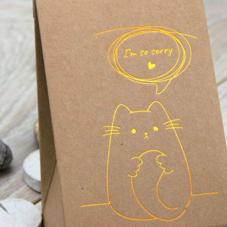 Sehr schöne „I'm So Sorry“-Box, 12 cm hoch