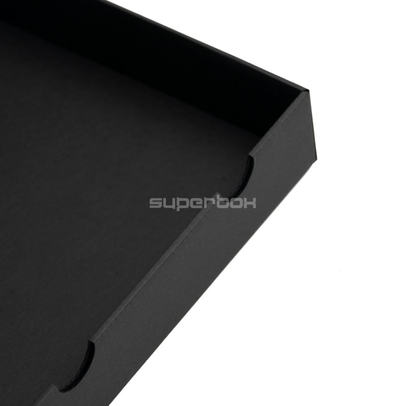 Schwarze Klappdeckel-Geschenkbox