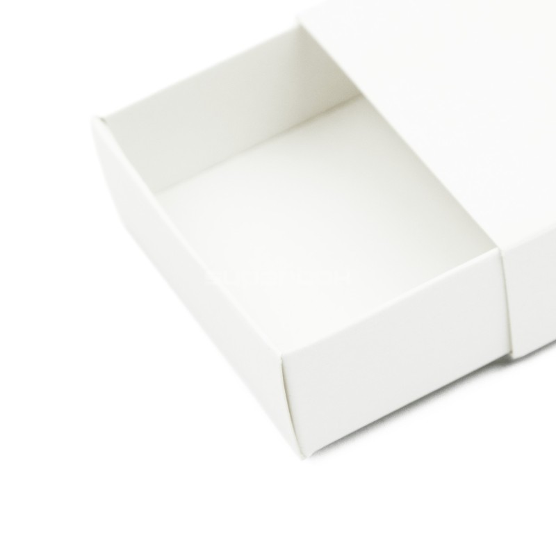 Weiße Streichholzschachtel-Geschenkbox aus Karton