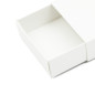 Weiße Kleine Schiebeschachtel aus Karton | 97x62x23 mm | Superbox