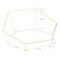 Eco Brown Tray For Fruits and Vegetables Eco Brown Tray For Fruits and Vegetables