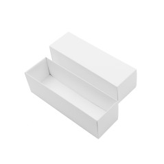Weiße dekorative Boden-Deckel-Kartonbox für Kekse