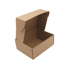 Naturbraune Kartonbox zum Versand