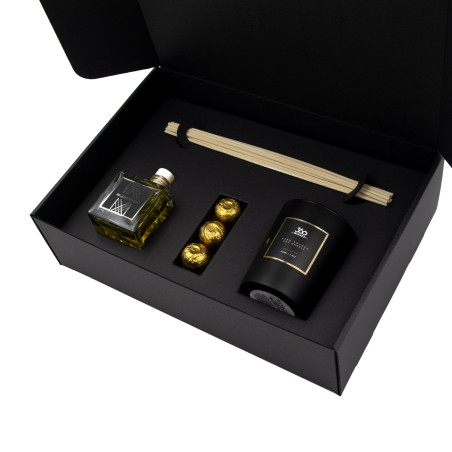 Schwarzer L-Größe Wellpappeinsatz für Box