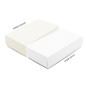 Cremige zweiteilige Box für Macarons | 200x110x50 mm | Superbox
