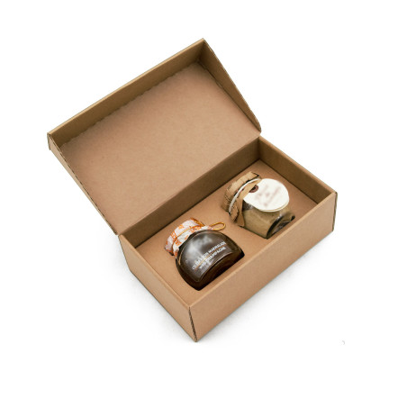 Natürlich braune maßgeschneiderte Einlage in Größe S