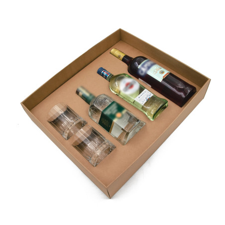 Natürlich braune XXL-Einlage für Produktverpackung