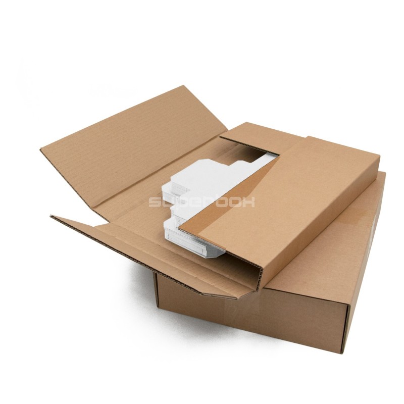 Weiße kleine rechteckige Geschenkbox