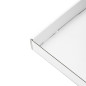 Flat Oblong White Box for Shipping Items