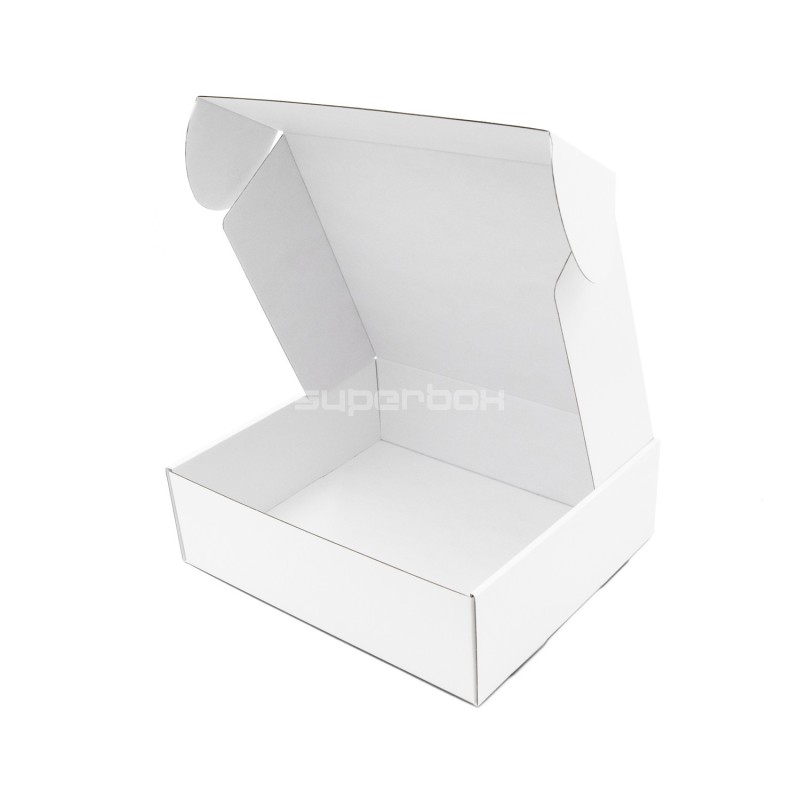 Weiße Geschenkbox ohne Fenster, 9 cm hoch