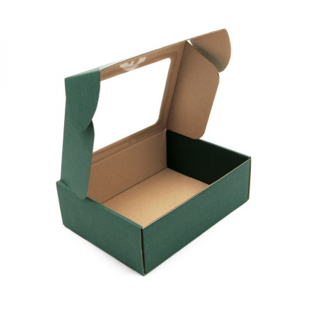 ECO-Grüne A5-Format-Geschenkbox mit Fenster