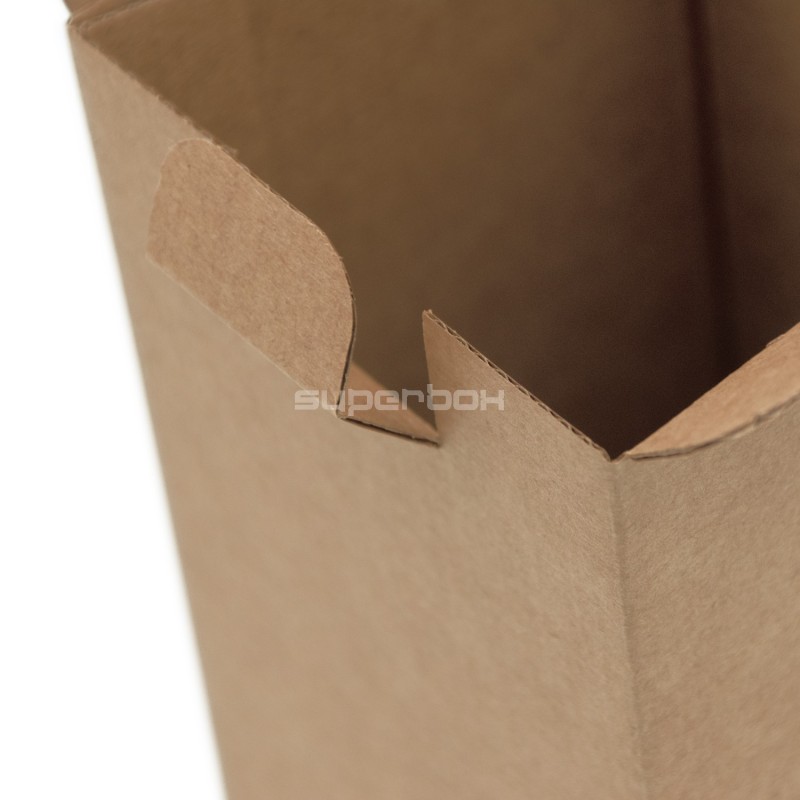 Vertical Natural Brown Gift Box for Bottle Vertical Natural Brown Gift Box for Bottle