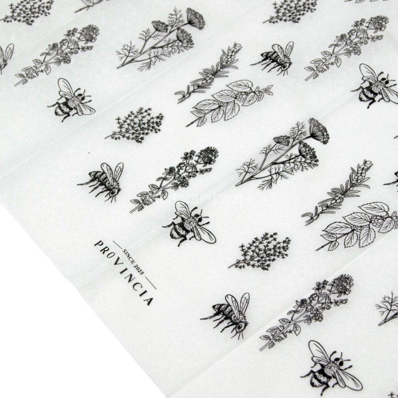 Weißes Seidenpapier mit individuellem Druck