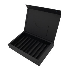 Schwarze Box für MACARONS-Kekse mit Magneten