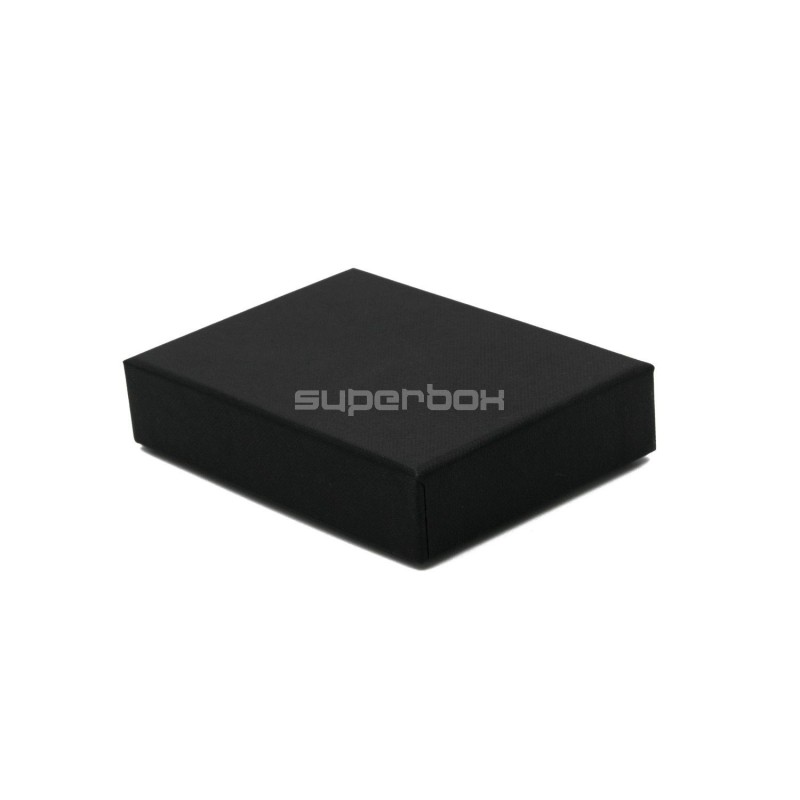 Kleine schwarze STARKE Kartonbox mit Deckel