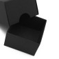 Kleine schwarze zweiteilige quadratische Box | 45x45x30 mm | Superbox