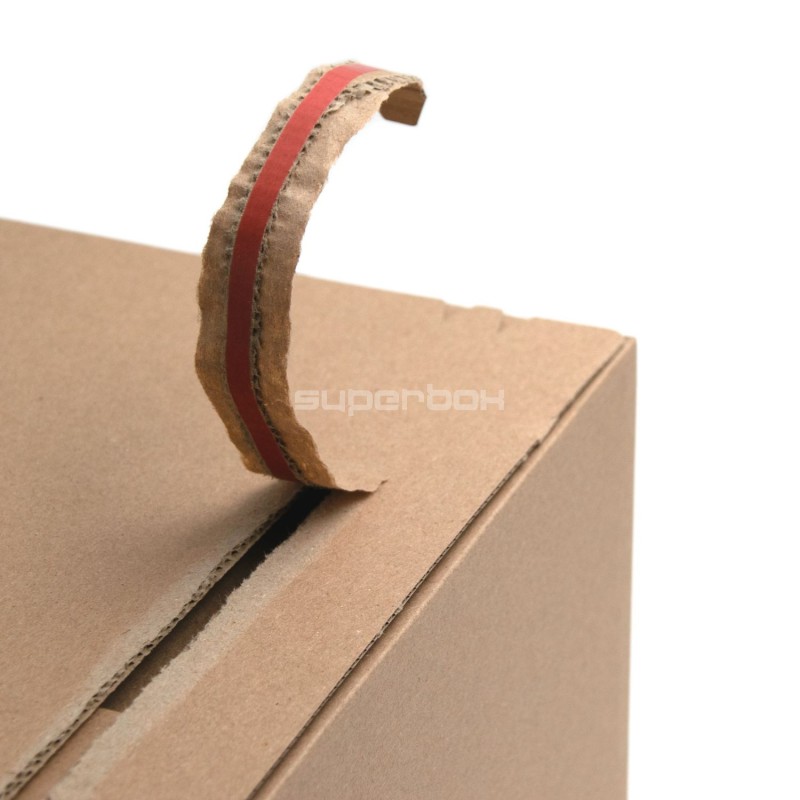 E-Commerce Box mit Aufreißklebeband