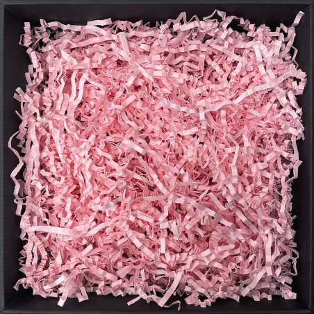 Standžios rausvos popieriaus drožlės - 4 mm, 1 kg