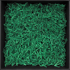 Standžios žalios popieriaus drožlės - 2 mm, 1 kg