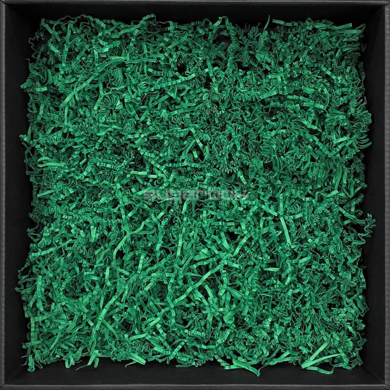 Standžios žalios popieriaus drožlės - 2 mm, 1 kg