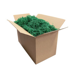 Starre dunkelgrüne Papierwolle – 2 mm, 1 kg