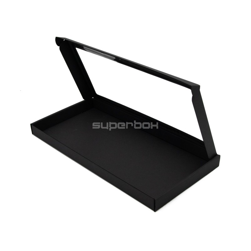 Black Gift Box for T-shirts or Photo Album with Clear Window