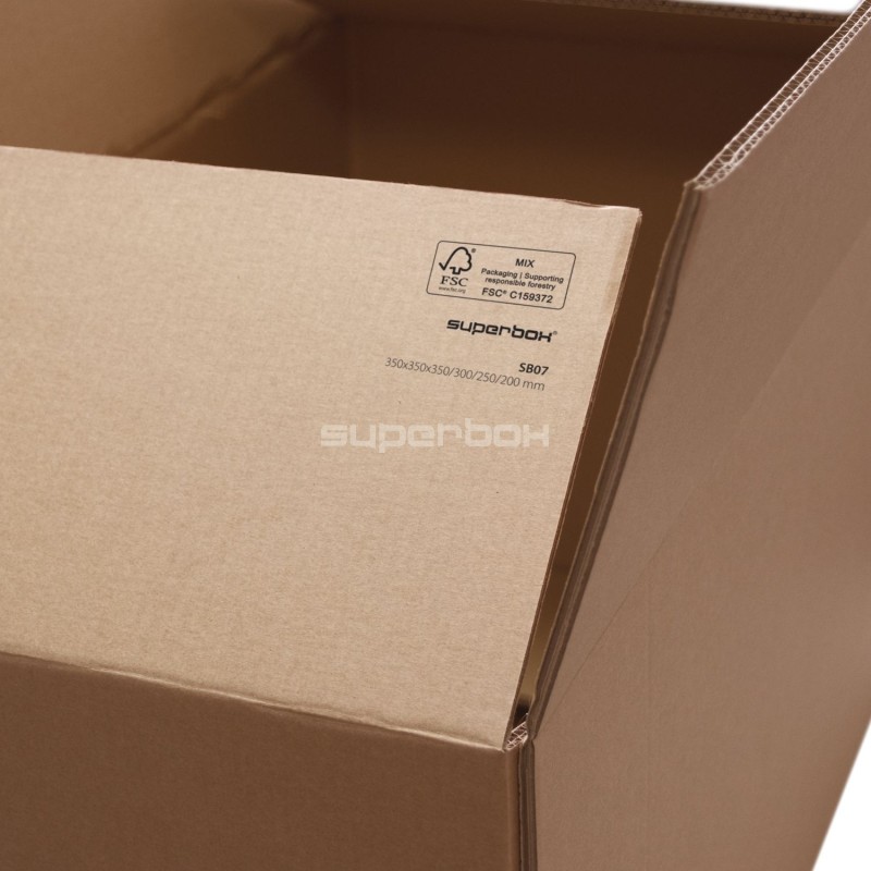 Vierstufig höhenverstellbare quadratische Transportbox