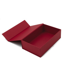 Luxuriöse stabile rote Klappdeckel-Box mit Magneten