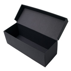 Horizontale Klappdeckel-Box schwarz