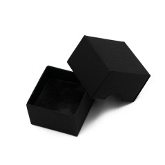 Schwarzes Samteinlage für Box 45x45x30 mm