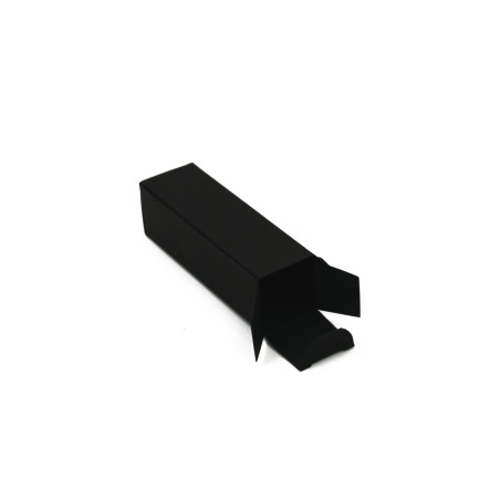 Schwarze schmale Box zum Verpacken einer 10 ml Flasche