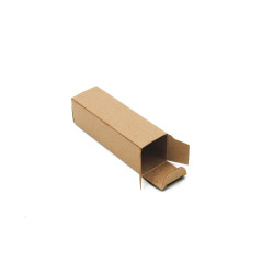 Kleine braune Box zum Verpacken von Parfum