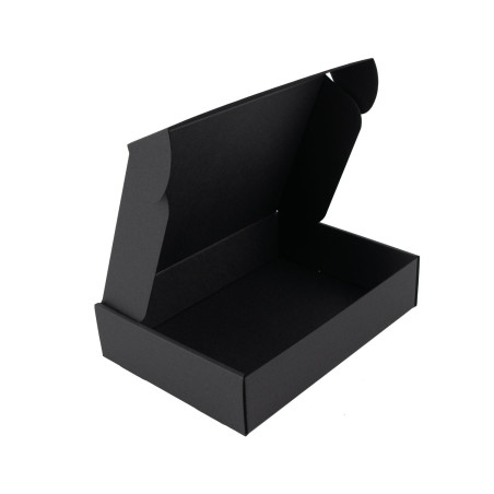 Schwarze Box mit Schnellverschluss, 5 cm hoch