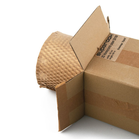 Wabenstruktur-Verpackungspapier, 20 cm x 100 m