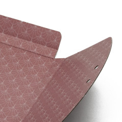 Metallic-roter kleiner Umschlag für Geld | 155x155x10 mm | Superbox