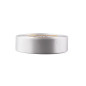 White satin ribbon – glossy, 25 mm wide, 32 m roll