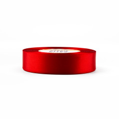 Klassisches rotes Satinband | 25 mm x 32 m | Superbox