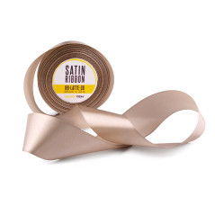 Breites Latte-Satinband, 38 mm Breite