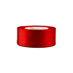 Lebhaftes rotes Satinband | 38 mm x 32 m | Superbox