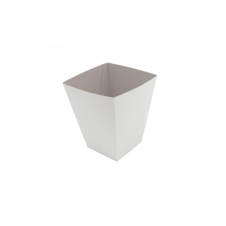 Kleine weiße Popcornbox | 120x120x150 mm | Superbox