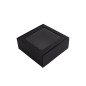 Black Box with a PVC Window for Packing Sauce Jars Black Box with a PVC Window for Packing Sauce Jars
