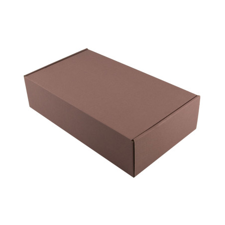 Dunkelbraune PREMIUM Geschenkbox | 340x195x85 mm | Superbox