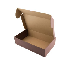 Dunkelbraune PREMIUM-Geschenkbox