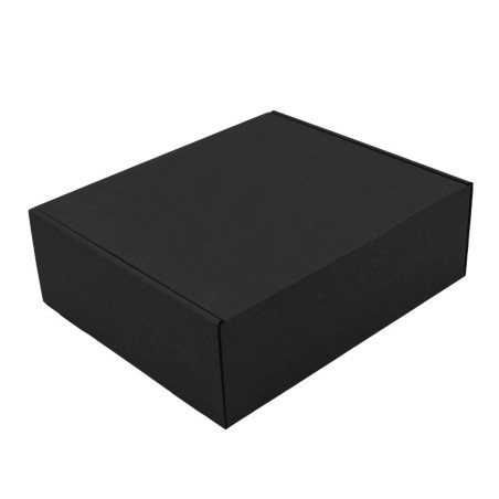 Schwarze Standardgröße Geschenkbox | 240x210x80 mm | Superbox