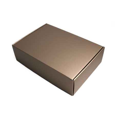 Gedämpfte Gold-A4-Premium-Box | 305x215x85 mm | Superbox