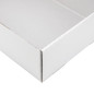 Weiße A4-Geschenkbox mit Goldlinien | 305x215x85 mm | Superbox
